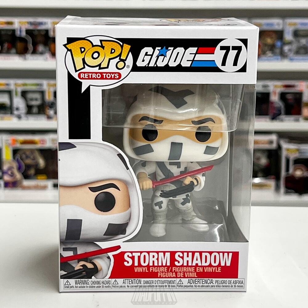 Funko Pop Retro Toys GI Joe Storm Shadow 77 Animation Ninja Soldier Vinyl Figure